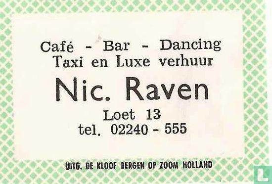 Café Bar Dancing Nic.Raven
