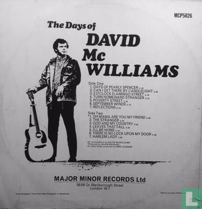 The Days of David Mc Williams - Afbeelding 2