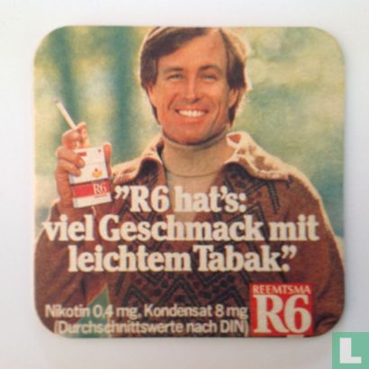 "R6 hat's: viel Geschmack mit leichtem Tabak." / Bayerisches Hefe-Weizen Export - Afbeelding 1
