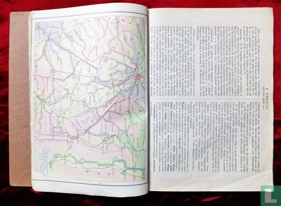 Kaart en tekst, atlas der geheele aarde  - Image 3