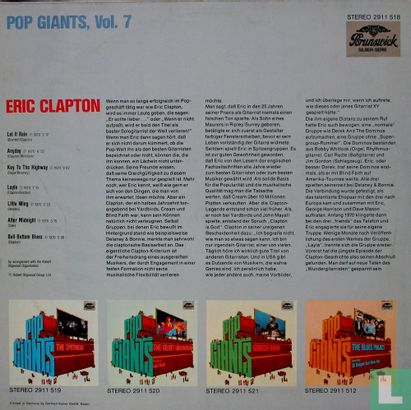 Pop Giants, Vol. 7 Eric Clapton - Afbeelding 2