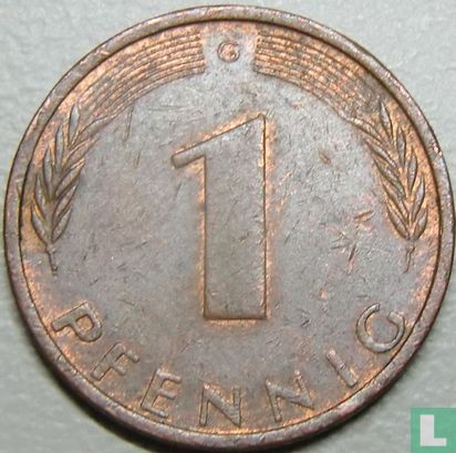 Duitsland 1 pfennig 1971 (G) - Afbeelding 2