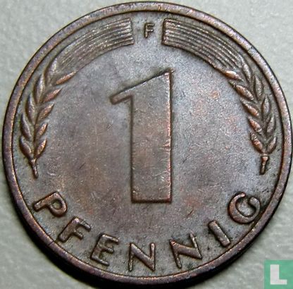 Duitsland 1 pfennig 1968 (F) - Afbeelding 2