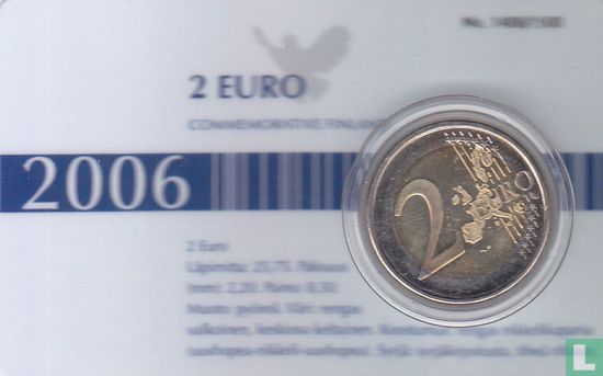 Finlande 2 euro 2006 (coincard) "100th anniversary of Universal Suffrage" - Image 2