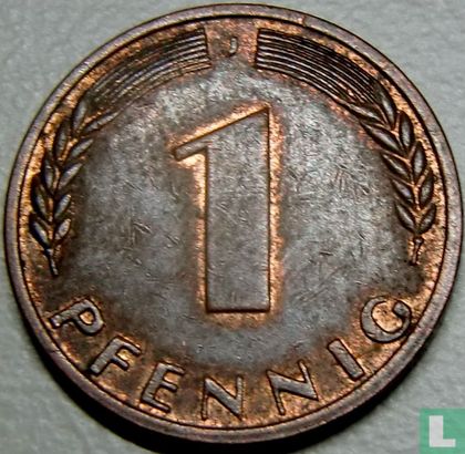 Allemagne 1 pfennig 1966 (J) - Image 2
