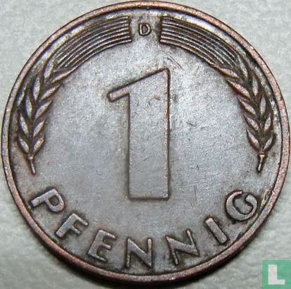 Allemagne 1 pfennig 1950 (D) - Image 2