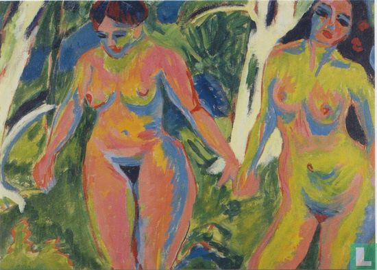 Zwei nackte Frauen im Wald, 1909 - Image 1