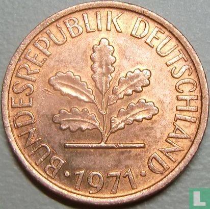 Duitsland 1 pfennig 1971 (D) - Image 1