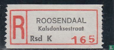 Roosendaal  ,Rsd K.    