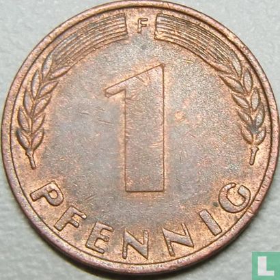 Duitsland 1 pfennig 1971 (F) - Afbeelding 2