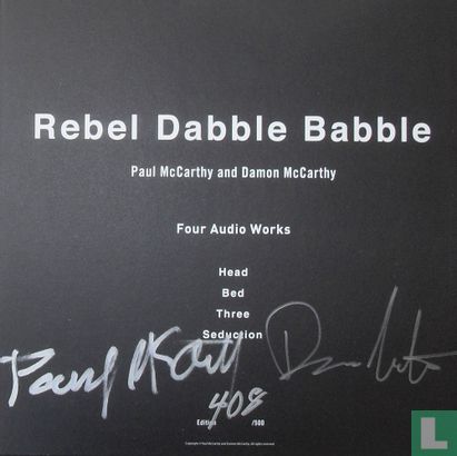 Rebel Dabble Babble - Four Audio Works - Afbeelding 2