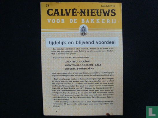 Calvé-nieuws voor de bakkerij 78 - Afbeelding 1