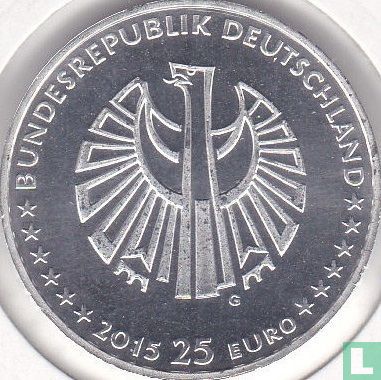 Duitsland 25 euro 2015 (G) "25 years of German unity" - Afbeelding 1