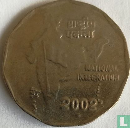 India 2 rupees 2002 (Noida) - Image 1