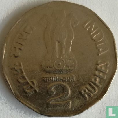 India 2 rupees 2002 (Noida) - Image 2