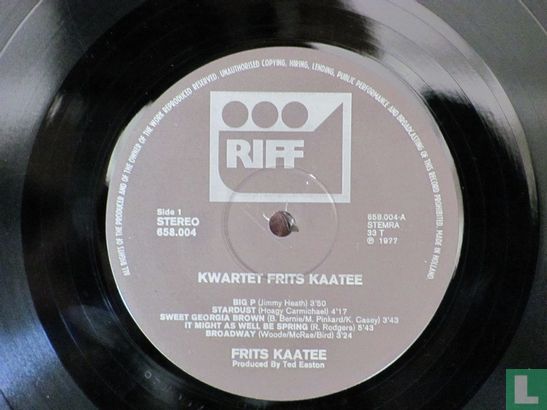 Kwartet Frits Kaatee - Afbeelding 3