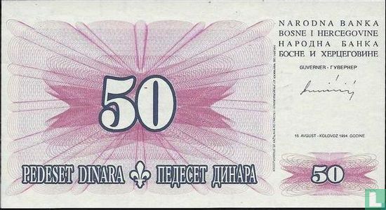 Bosnië en Herzegovina 50 Dinara 1994 - Afbeelding 1
