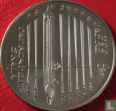 Duitsland 10 euro 2014 "300 years Fahrenheit Scale" - Afbeelding 2