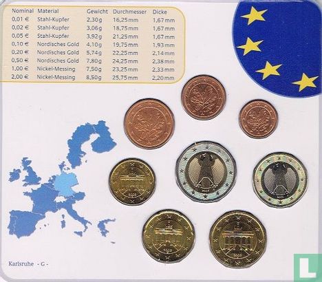Germany mint set 2002 (G) - Image 2