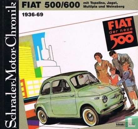 Fiat 500/600 mit Topolino, Jagst, Multipla und Weinsberg  - Afbeelding 1