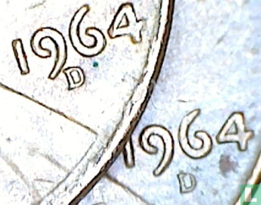 Verenigde Staten 1 cent 1964 (D - letter ver van het jaartal) - Afbeelding 3
