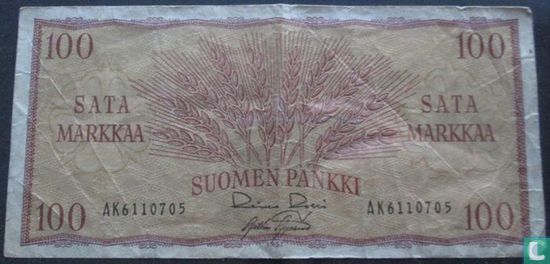 Finlande 100 Markkaa 1957 - Image 1