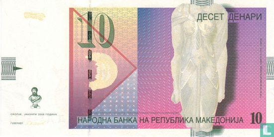 Macedonia 10 Denari 2006 - Image 1
