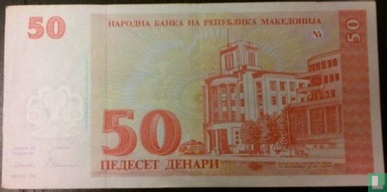 Macédoine 50 Denari 1993 - Image 1