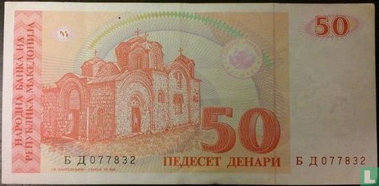 Macédoine 50 Denari 1993 - Image 2