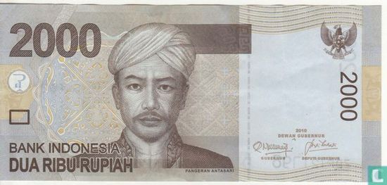Indonesië 2.000 Rupiah 2010 - Afbeelding 1