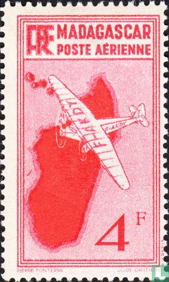 Airplane above map - Image 1