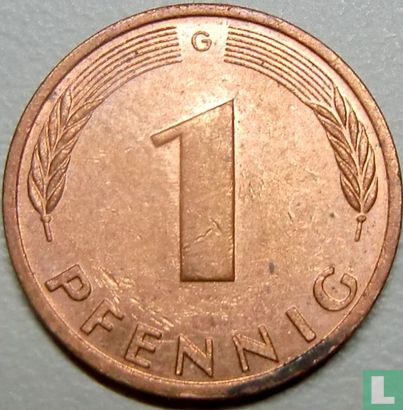 Duitsland 1 pfennig 1985 (G) - Afbeelding 2