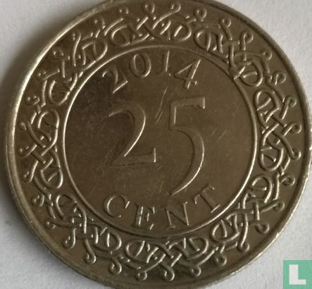 Suriname 25 Cent 2014 - Bild 1