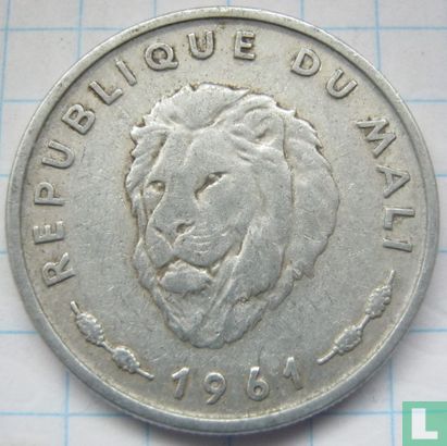 Mali 25 francs 1961 - Afbeelding 1