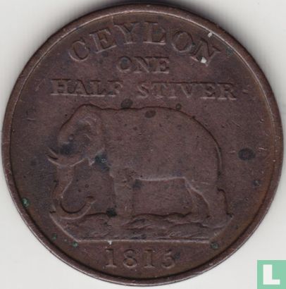 Ceylon ½ stiver 1815 - Image 1