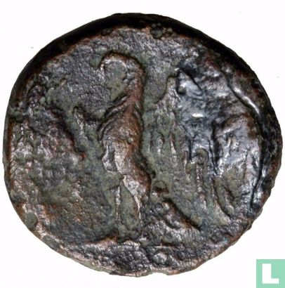 Greco-Egypte  AE17  (Ptolemaeus ik als Satrap van Alexander de Grote)  316-306 BCE - Afbeelding 2