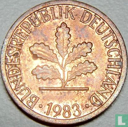 Deutschland 1 Pfennig 1983 (D) - Bild 1