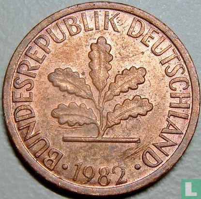 Duitsland 1 pfennig 1982 (D) - Afbeelding 1