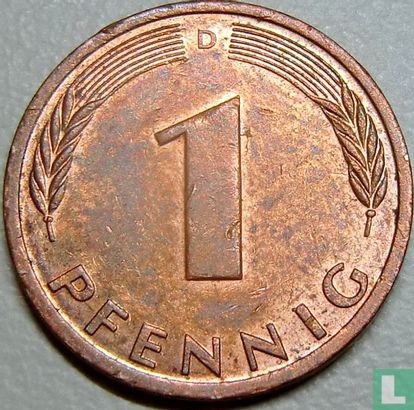 Duitsland 1 pfennig 1982 (D) - Afbeelding 2