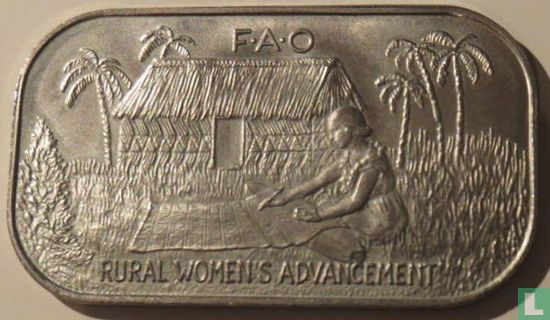 Tonga 1 pa’anga 1980 "FAO - Rural women's advancement" - Image 2