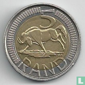Afrique du Sud 5 rand 2013 - Image 2