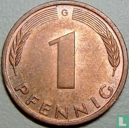Duitsland 1 pfennig 1989 (G) - Afbeelding 2