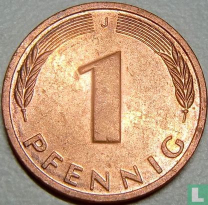 Duitsland 1 pfennig 1989 (J) - Afbeelding 2
