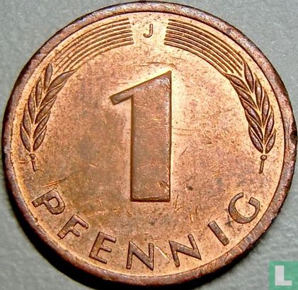 Allemagne 1 pfennig 1988 (J) - Image 2