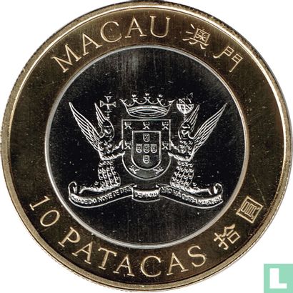 Macau 10 patacas 1999 - Image 2