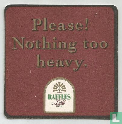Raffles light beer - Afbeelding 2