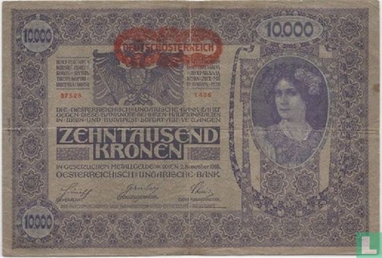 Deutschösterreich 10,000 Kronen ND (1919) P66 - Image 1