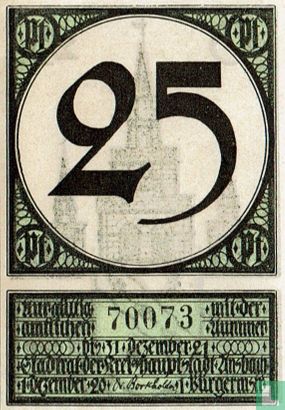 Ansbach 25 Pfennig 1920 - Image 1