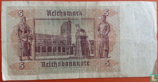 DDR 5 Deutsche Mark 1948 - Bild 2