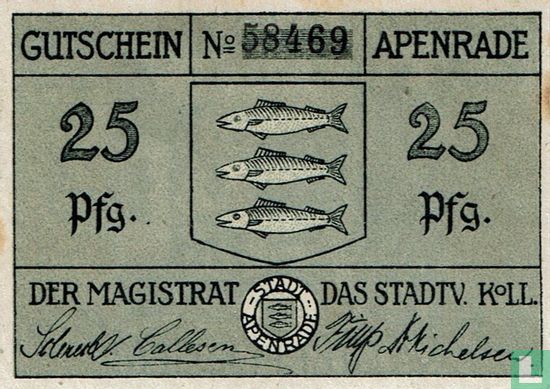 Apenrade 25 Pfennig 1920 - Image 2